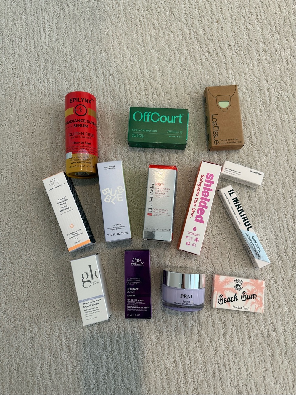 Bundle of skincare and beauty hair items new